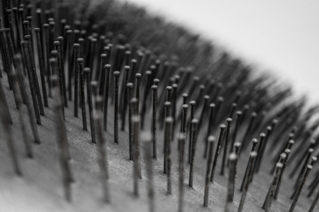 Photo hair thickening fibers