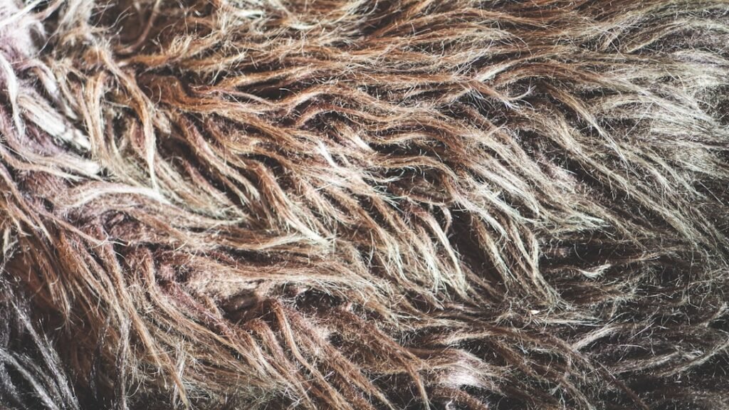 Photo hair fiber