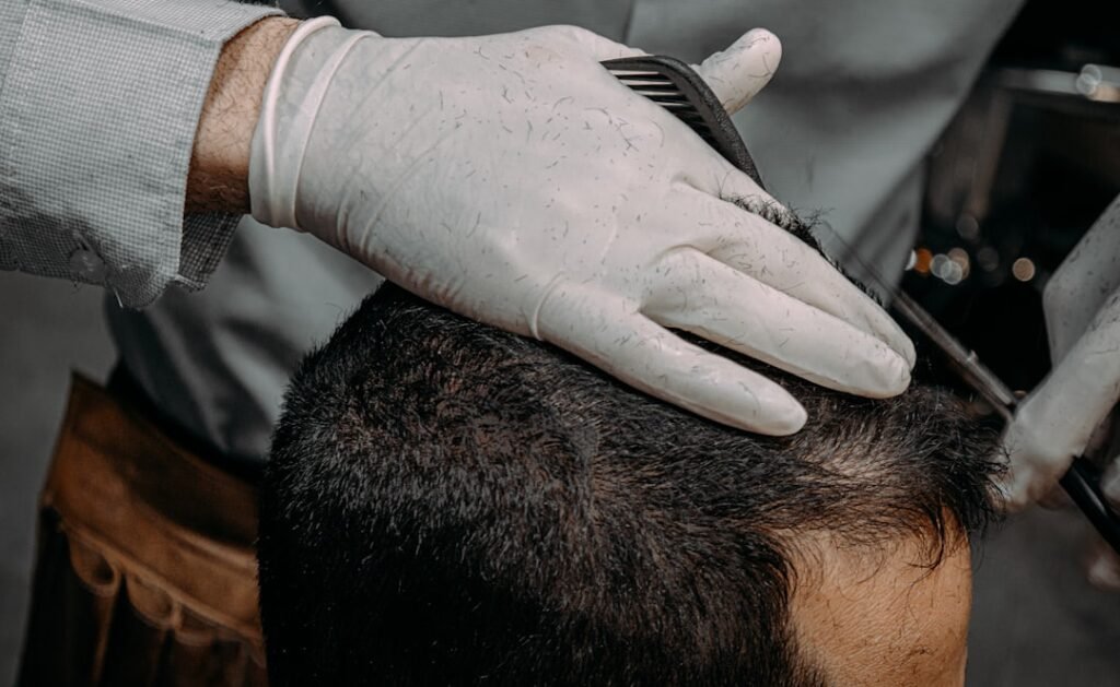 Photo hair thickening treatments